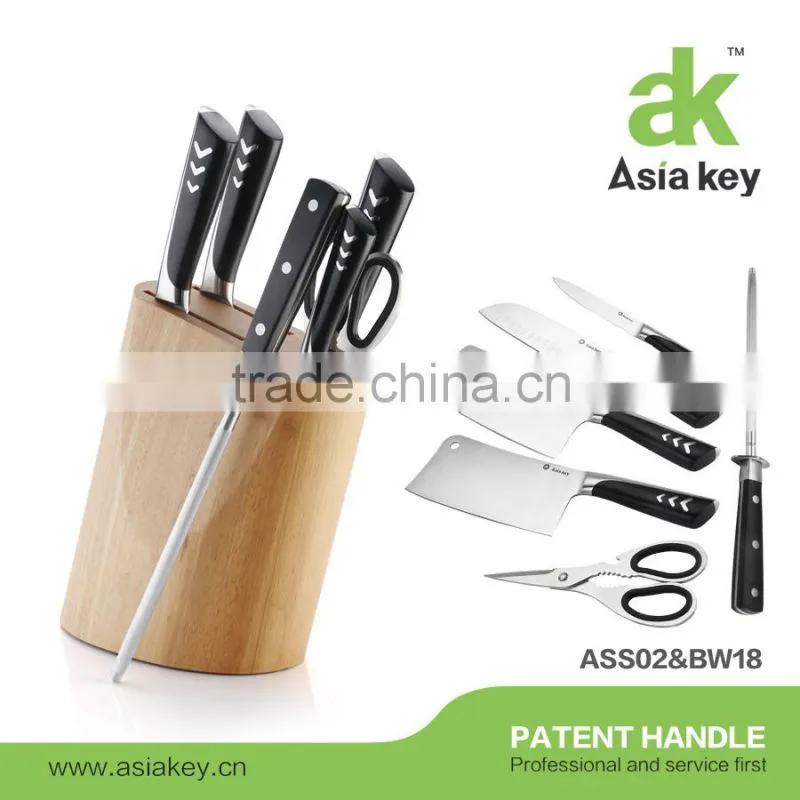 New Design 6pcs Japanese Knife Set With Fashional Stand