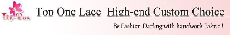 Top One high quality african french lace fabric 3d flower lace embroidered fabric applique dresses