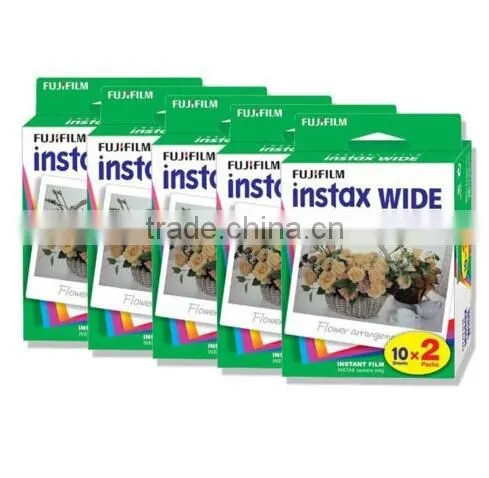 Fuji Fujifilm Instax Wide 40 Sheets Film 210 200 100 500AF Camera Polaroid Instant