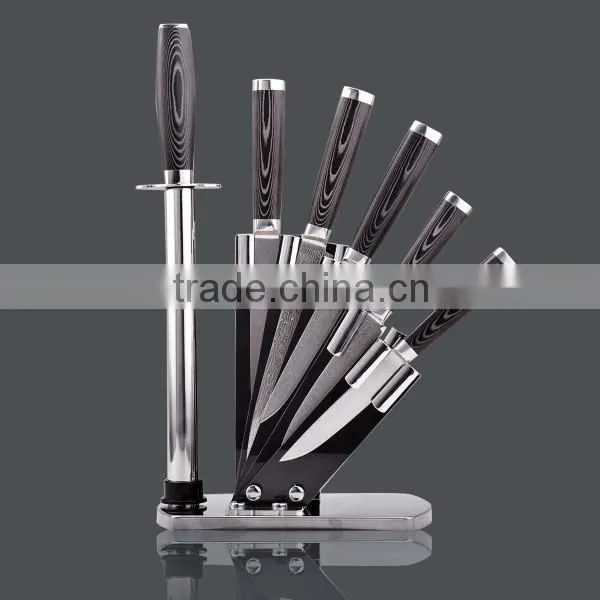 New Style Kitchenware Damascus Steel Kitchen Knife Set