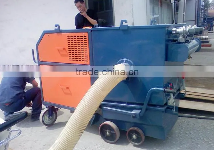 Concrete block shot blasting machine