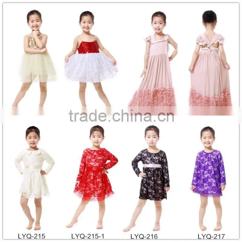 2016 printed cheap china wholesale kids clothing designs for kids evening gown