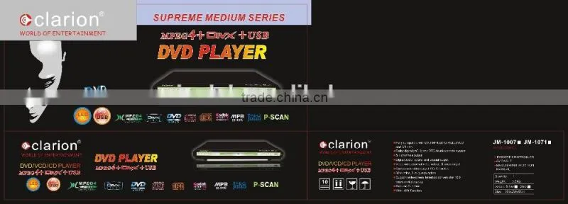 EVD,DVD,VCD,CD,MP3,MP4 dvd player WITH USB