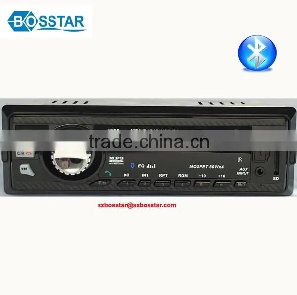 fixed panel car stereo with car kit bluetooth mp3 player with fm modulator for fiat stilo all cars