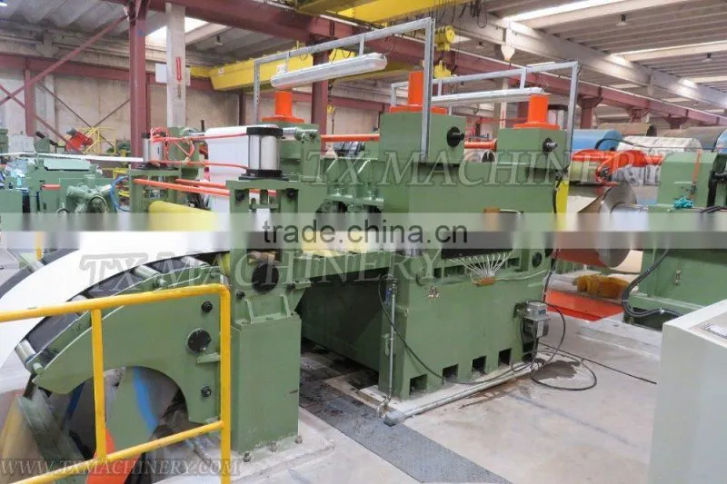 TX1300 full automatic Stainless Steel/ Metal Steel Strip Coil Cut To Length Machine Line