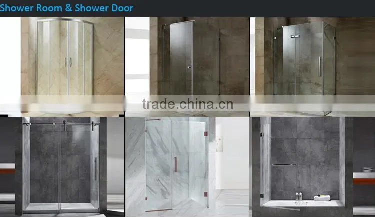 Hot Selling Bathroom Sanitary Ware Free Standing Hinge Style 10mm Tempered Glass Mini Small Corner Shower Enclosures With Tray