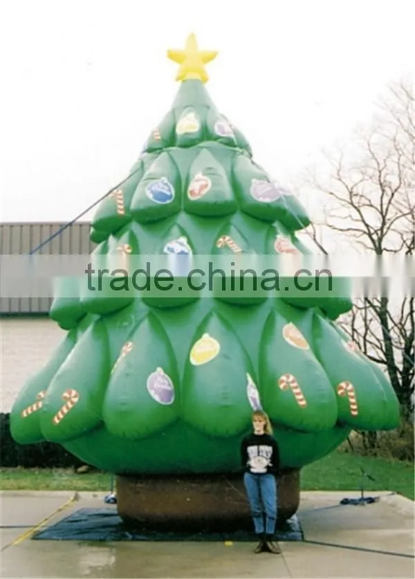 Christmas decoration tree/giant inflatable tree for Christmas garden decoration