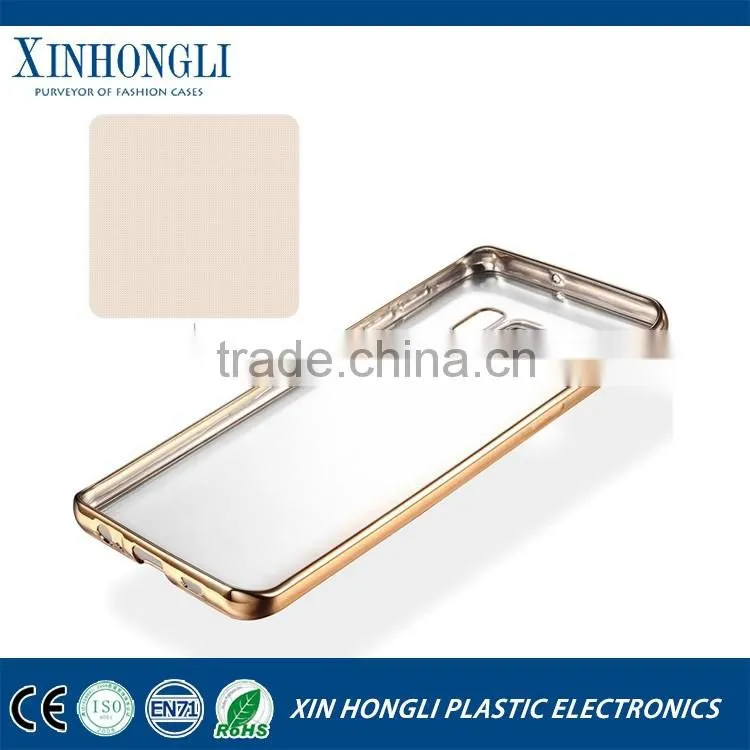 Colorful Transparent electroplating mobile phone case for samsung S7