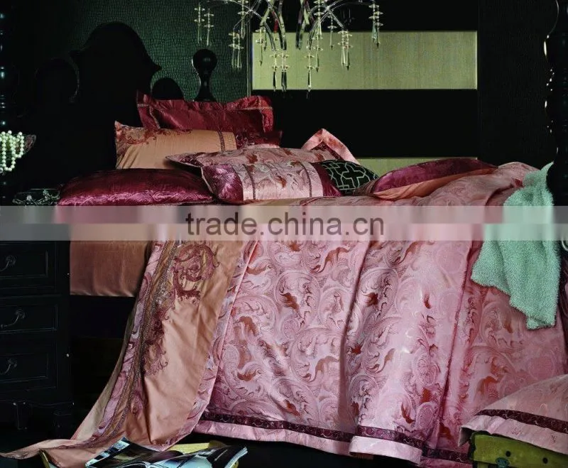 royal style jacquard embroidery luxury 4pcs 6pcs 7pcs duvet cover set