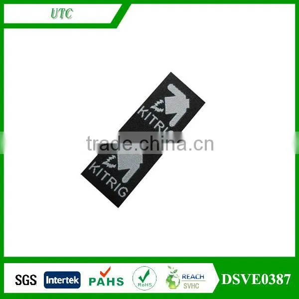 Coloured various special design garment woven labels
