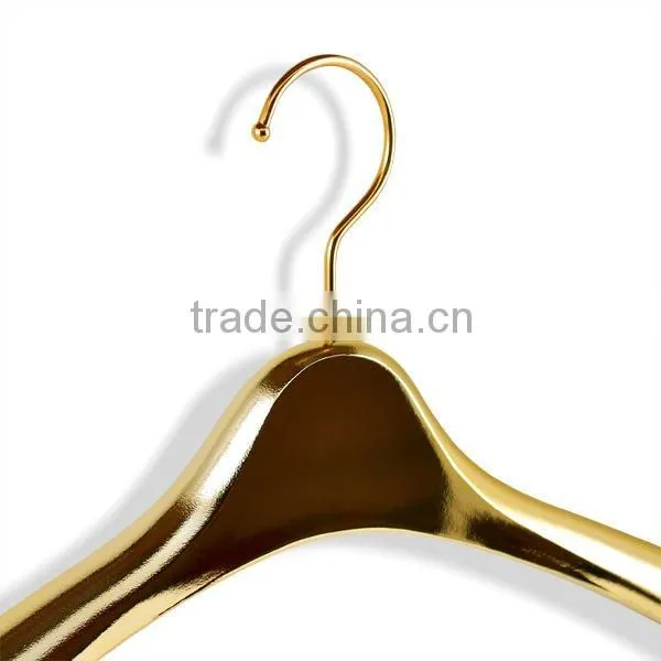 Plastic Gold Plated Jacket Hanger for Bathroom Accessory