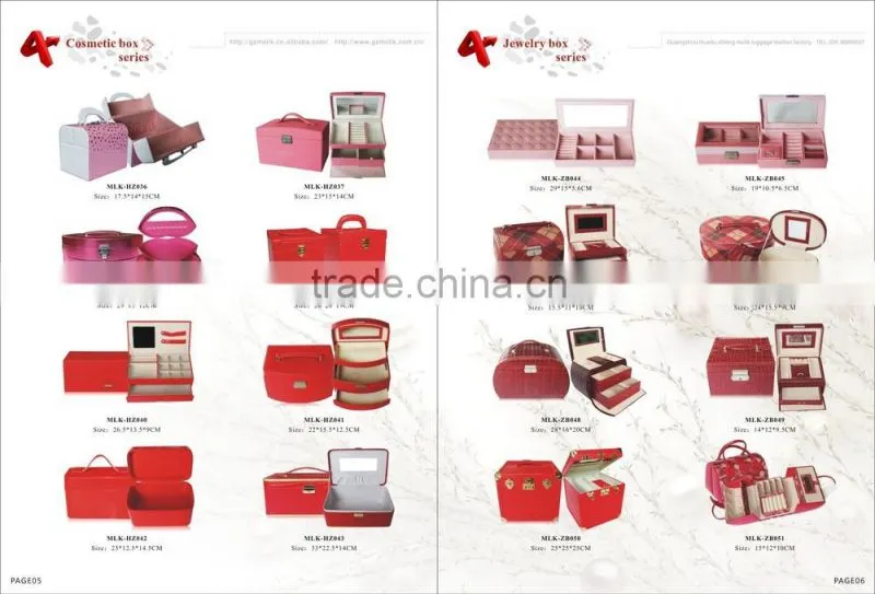 mirror fabric jewelry storage box, jewelry box manufacturers china