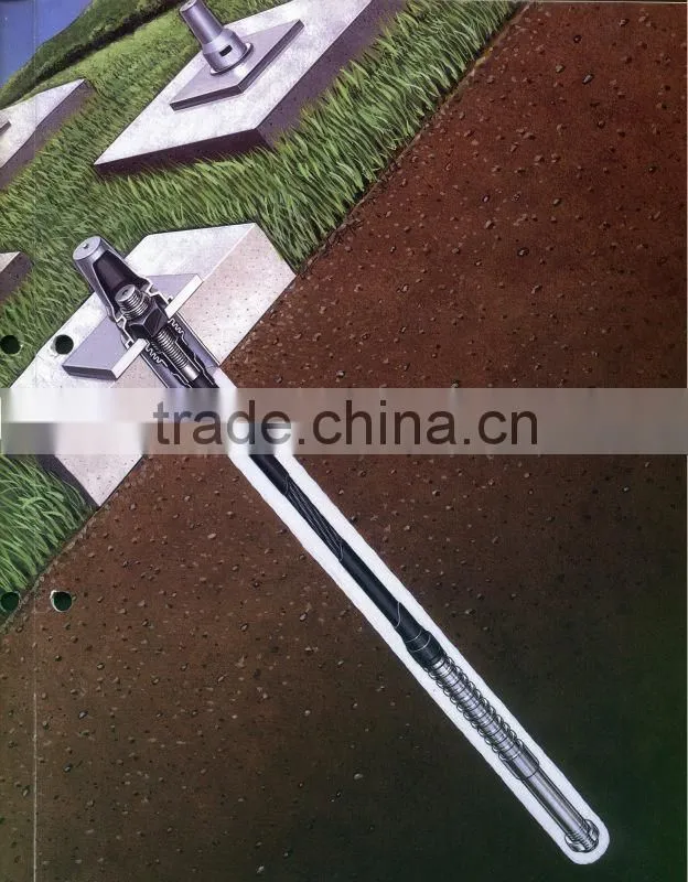 prestressed matching accessory for ground anchorage