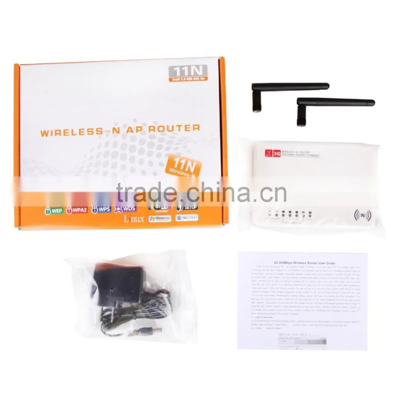 11n 300Mbps 3G Ralink RT3052 Wireless Router RT3052 WiFi Router(WD-705U)