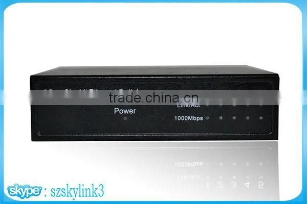 Mini 5 Port Gigabit Switch / 5Port 10/100/1000Mbps Gigabit Ethernet Network Switch