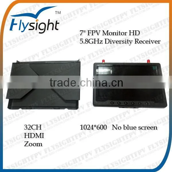 D532 5.8GHz 32CH Receiver 7" LCD Monitor with HDMI Input for RC Airplane Drone