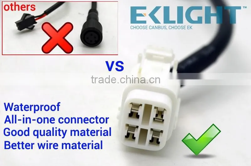 2015 EKLIGHT Smart System Wholesale 4800LM Best Dissipation Genuine Power Canbus wholesale H7 canbus led headlight