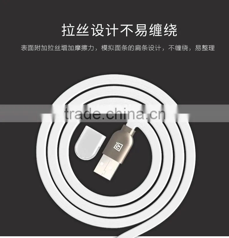 Original Remax Charging Data Cable 2 in 1 USB Cable For iphone and Xiaomi Samsung HTC Nokia