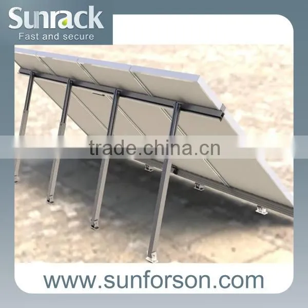adjustable flat mount for off grid system