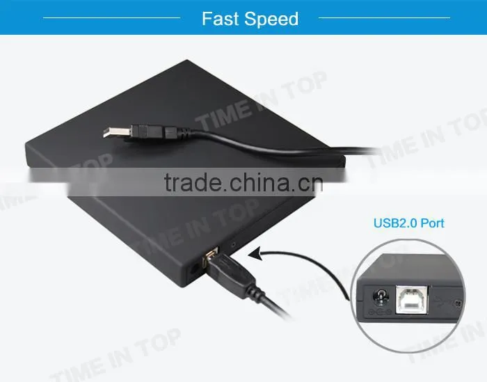 External Lightscribe USB2.0 DVD RW Drive for Notebook