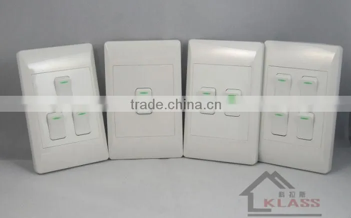 modern design south africa pc 6 gang switch IEC SABS approved