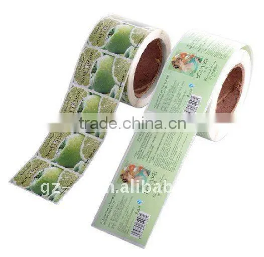 Permanent adhesive stickers