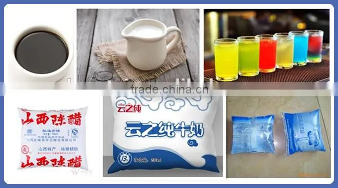 High-Efficiency Back Sealing Milk Sachet Packing Machine