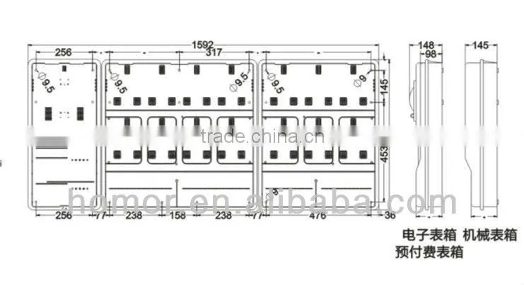 PCBOX-DP14 plastic enclosure