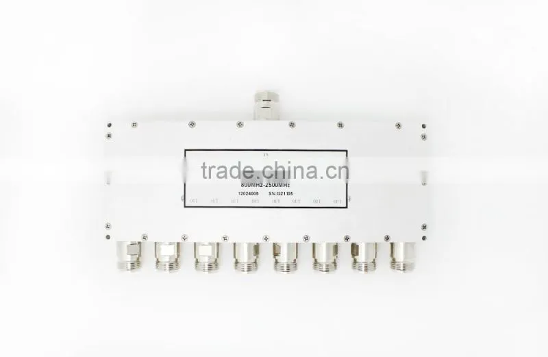 Broadband micro-strip 8 way power Divider Splitter