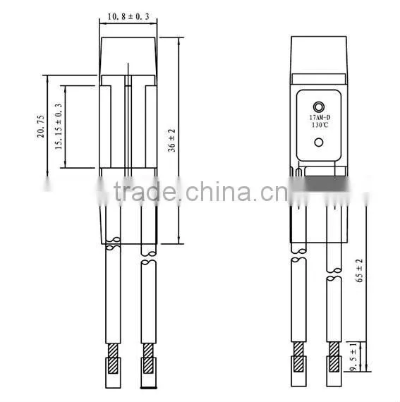 17AM thermal protector,thermal overload protector,thermal overload protector switch