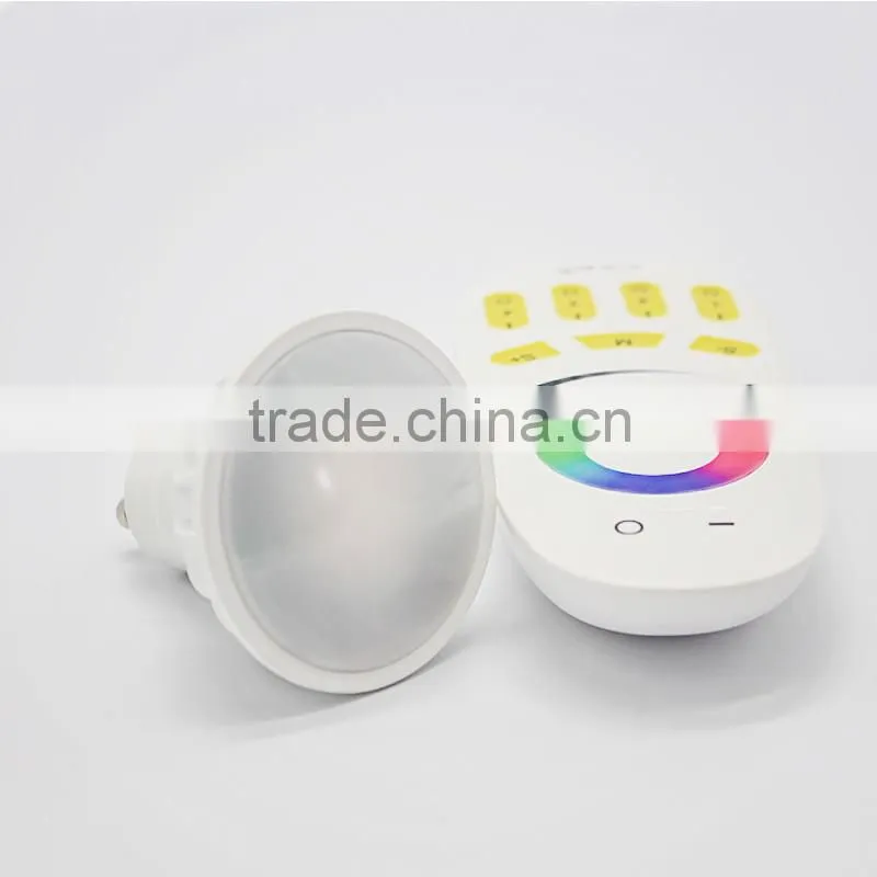 Hot sale AC110-240V 2.4G wireless WIFI GU10/MR16 rgbw led Spotlight