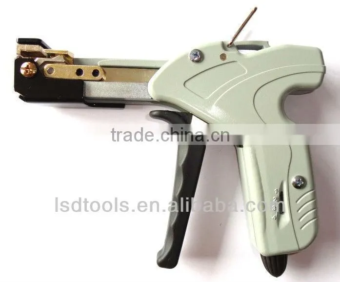 LS-338 stainless cable tie machine apply to fastening cables and wires quickly, LSD professional fastening tool cable tie gun
