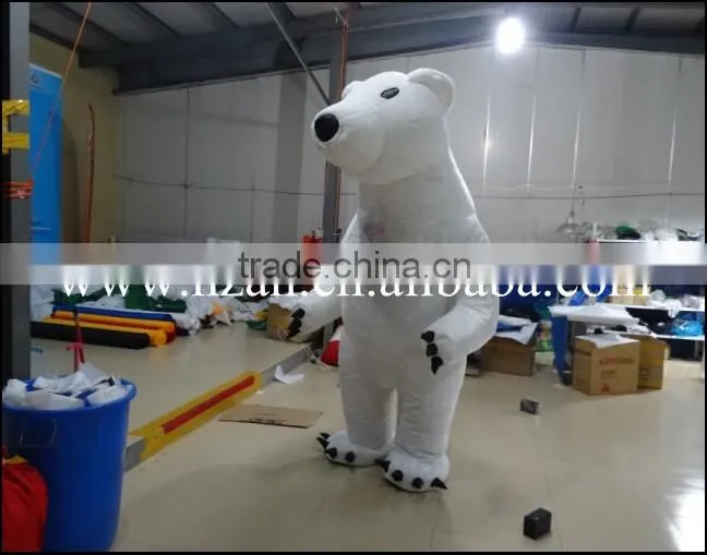 Funny Inflatable Costume Advertising Inflatable Polar Bear Costume