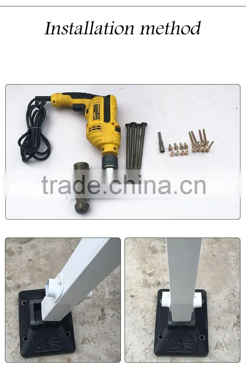 Transport facilities, highway guardrail electrostatic painting the road city municipal police zinc steel fence