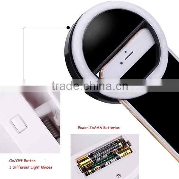 Universal Smartphone Portable Camera Light Led Selfie Case 2016 New Products