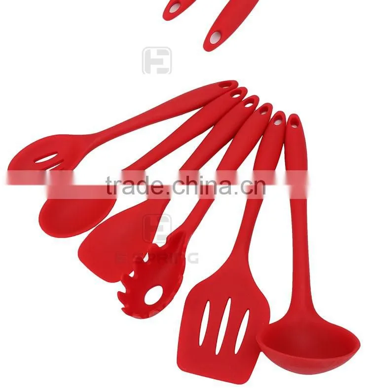 6pcs Kitchen Utensils FDA Approved Silicon Kitchenware