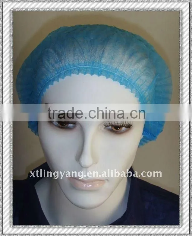 DISPOSABLE MEDICAL HIGH QUALITY NONWOVEN MOB CAP