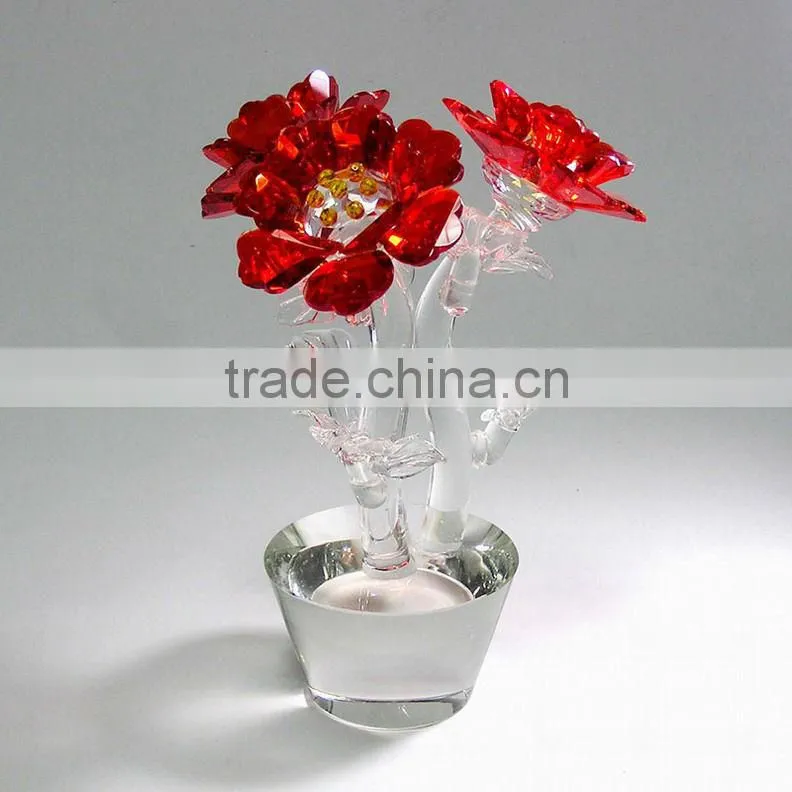 2016 Valentine's Day items wishing crystal flower
