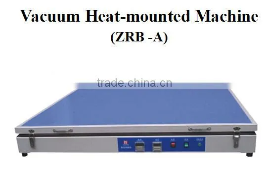 Vacuum heat-mounted machine