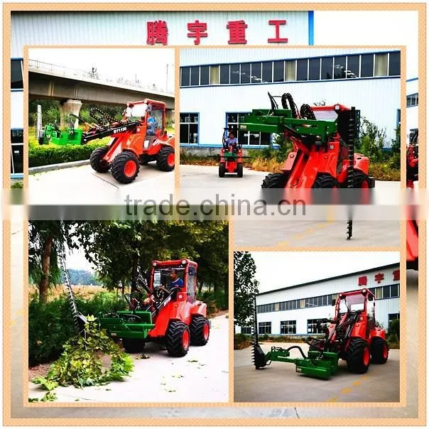 lawn tractor mini front loader DY1150 with hedge trimmer