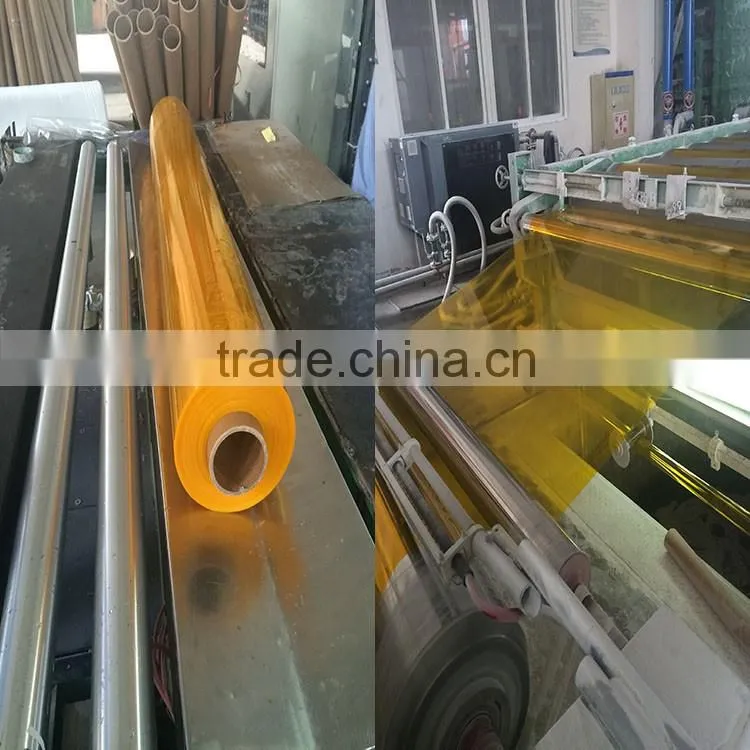 2015 Transparent Transaprency Color Plastic PVC Sheet Roll For Packages