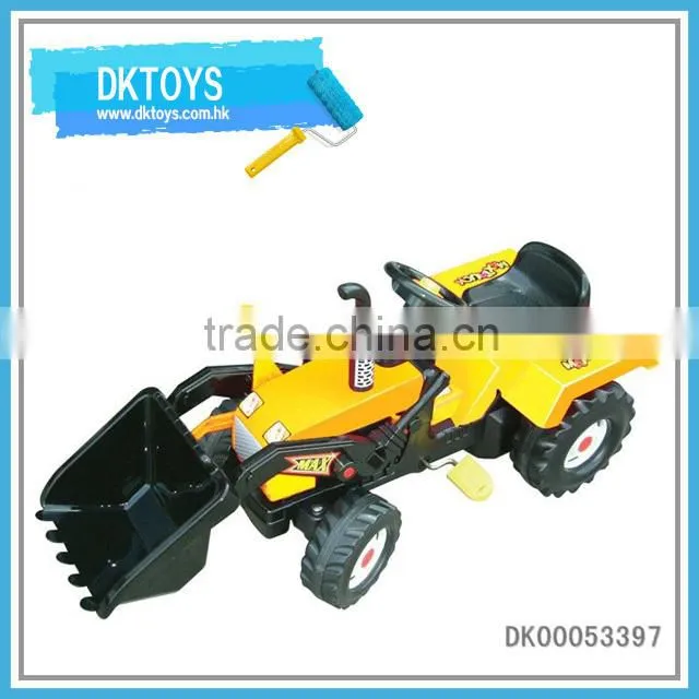 Plastic Kids Ride on Tractor with Pedals