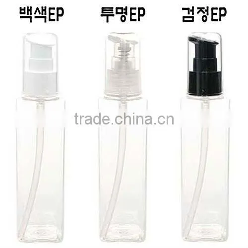 Treatment pump PET 110ml Square Clear