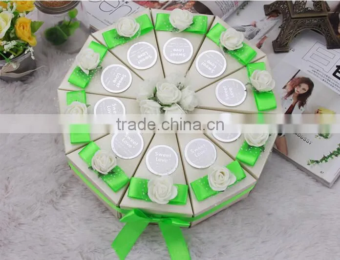 High quality Custom cardboard paperboard party favour boxes for weddings