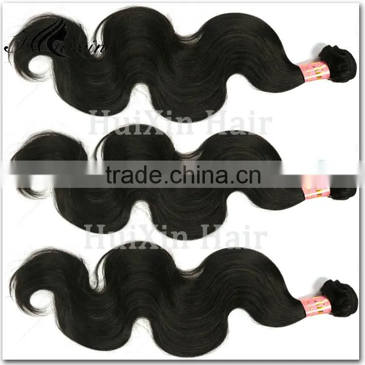 New products bleachable popular double weft brand name human hair