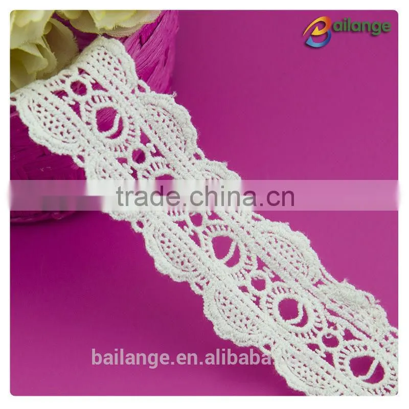 2016 beautiful lace trim for embroidery design