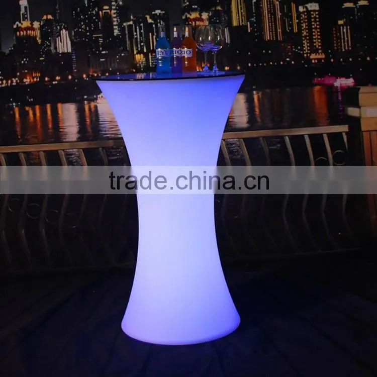 PE material cheap nightclub led bar furniture
