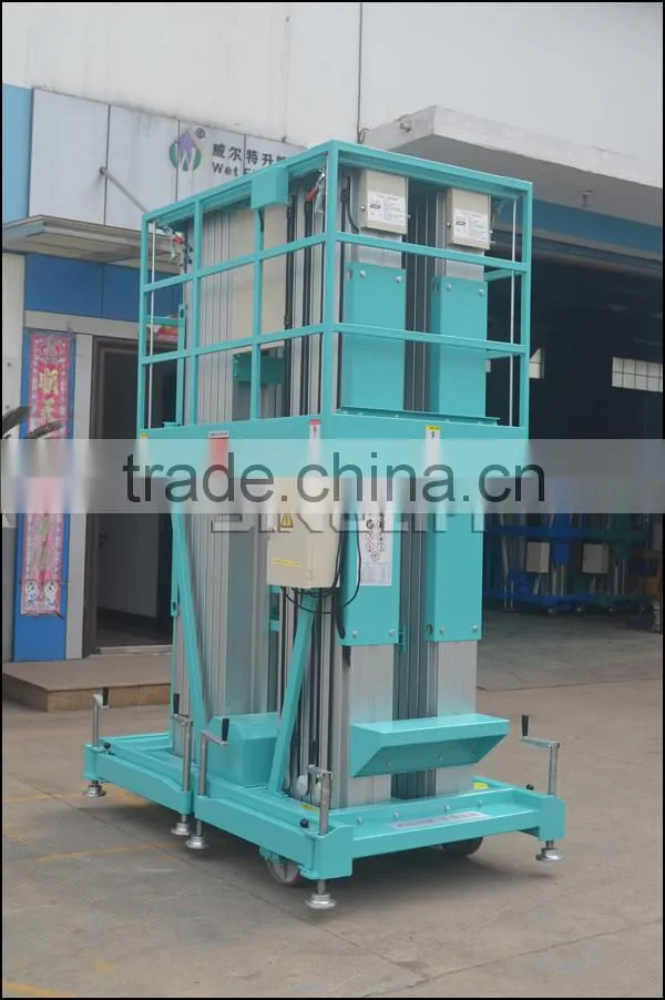 2015 Sinolift GTWY Series Four Mast Electric Aerial Work Platform with AC Motor