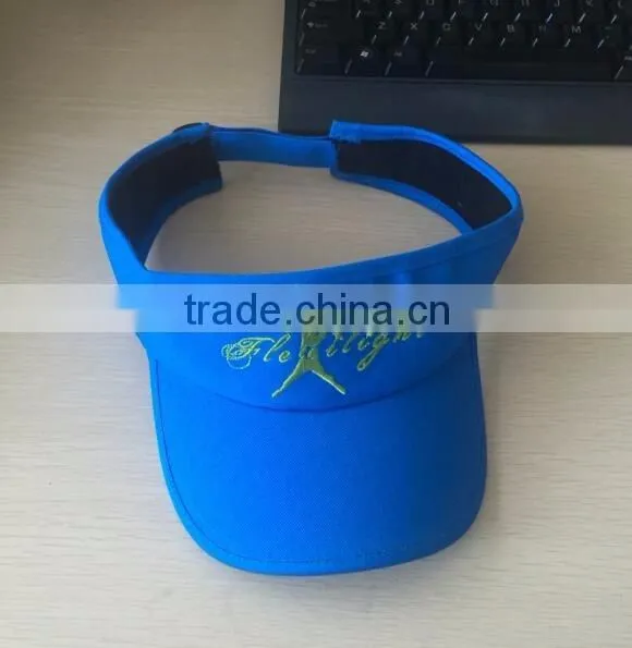OEM Wholesale 100% Cotton Sport Sun Visor Cap For Promotion