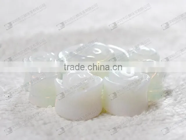 Natural semi precious stone ear plugs